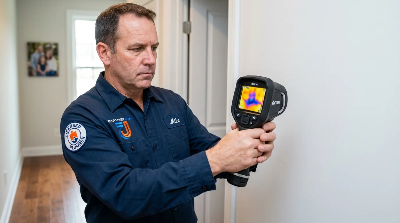Thermal imaging leak detection by Johns Plumbing LLC in Spokane